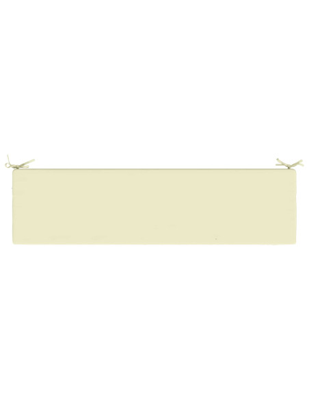 Cuscino per panchina SOEST 100% Poliestere Crema