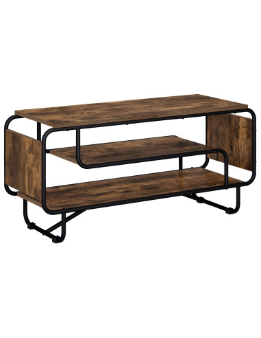 Supporto TV 98 x 36 x 45 cm Rovere Fumo Legno ingegnerizzato