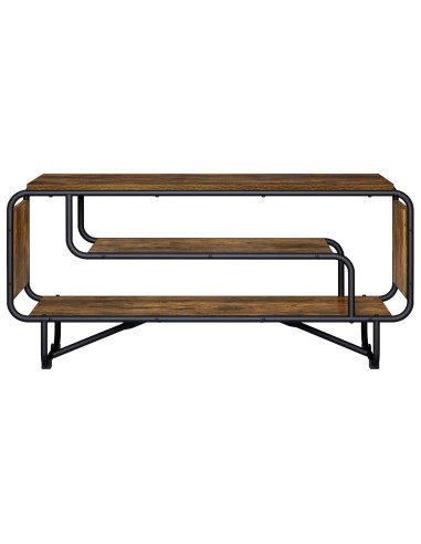 Supporto TV 98 x 36 x 45 cm Rovere Fumo Legno ingegnerizzato