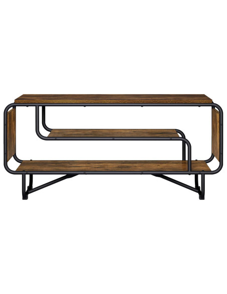 Supporto TV 98 x 36 x 45 cm Rovere Fumo Legno ingegnerizzato