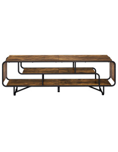 Supporto TV 140 x 36 x 45 cm Rovere Fumo Legno ingegnerizzato 2