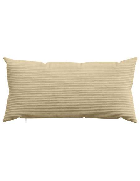 Federa 6 pcs HEERLEN Verde Grigio 40 x 80 cm corduroy