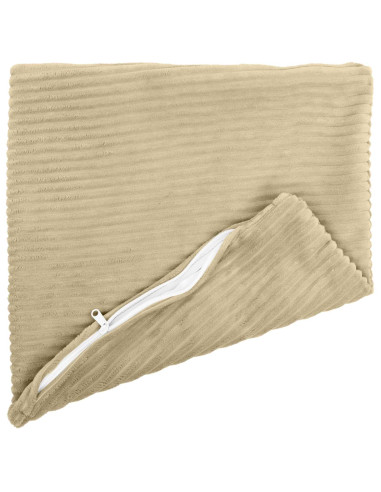 Federa 6 pcs HEERLEN Verde Grigio 50 x 50 cm corduroy