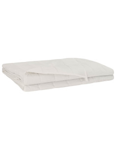Coperta Ponderata Bianco 235 x 290 cm 15 kg 100% Cotone 205T 2