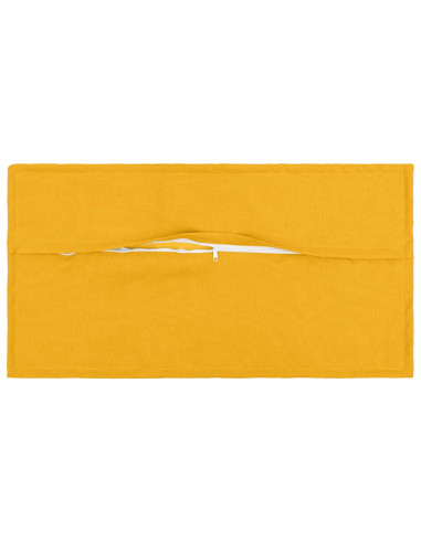 Cuscino con cuscino HOUTEN 12 pz Giallo Chiaro Lino
