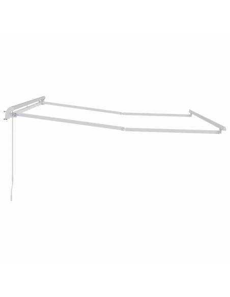 Struttura della tenda Bianco 350 x 250 cm Alluminio