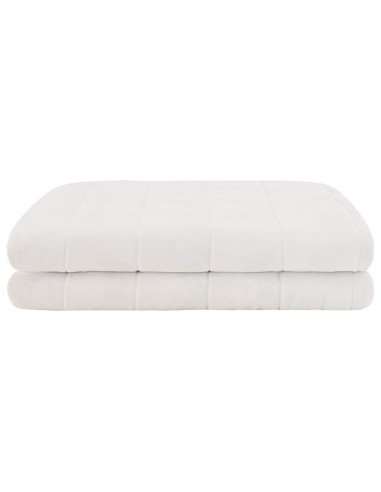 Coperta Ponderata Bianco 230 x 220 cm 11 kg 100% Cotone 205T