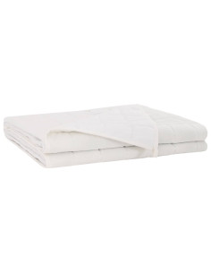 Coperta Ponderata Bianco 220 x 235 cm 15 kg 100% Cotone 205T 2