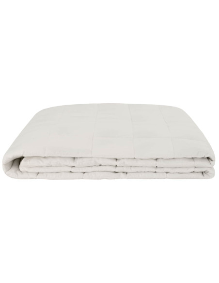 Coperta Ponderata Bianco 220 x 230 cm 11 kg 100% Cotone 205T