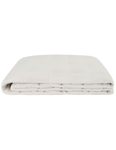 Coperta Ponderata Bianco 200 x 230 cm 9 kg 100% Cotone 205T