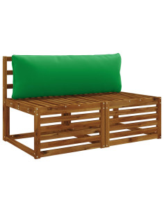 Cuscino per Schiena a 1 Pezzo PUTTEN 100% Poliestere Verde 2