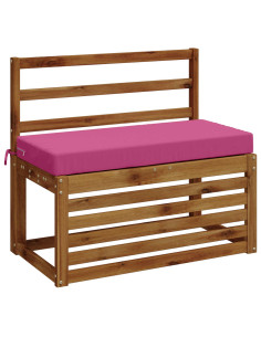 Cuscino per panchina SOEST 100% Poliestere Rosa 60 x 40 x 8 cm 2