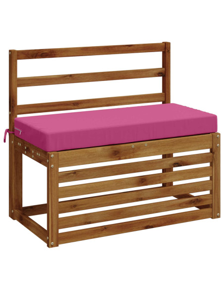 Cuscino per panchina SOEST 100% Poliestere Rosa 60 x 40 x 8 cm