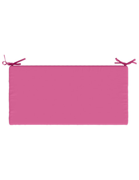 Cuscino per panchina SOEST 100% Poliestere Rosa 60 x 40 x 8 cm