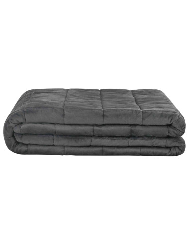 Coperta Ponderata Antracite 140 x 200 cm 6 kg 100% Cotone 205T