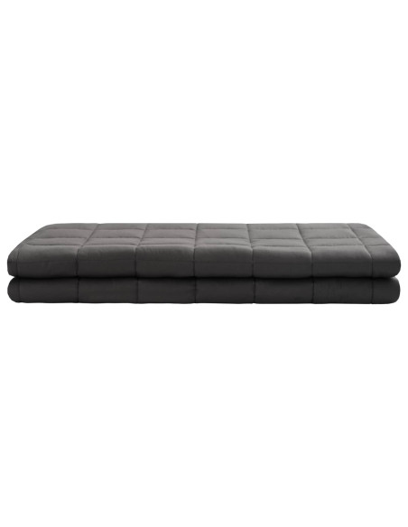 Coperta Ponderata Antracite 137 x 200 cm 6 kg 100% Cotone 205T