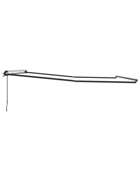 Struttura della tenda Antracite 400 × 350 cm Alluminio