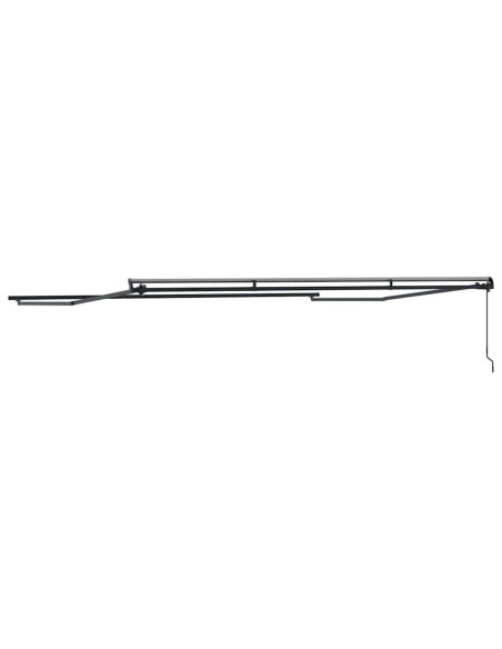 Struttura della tenda Antracite 400 × 350 cm Alluminio