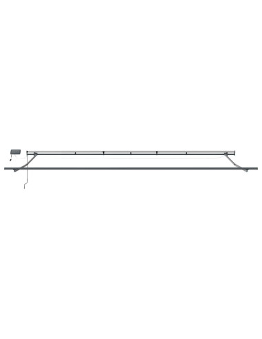 Struttura della tenda Antracite 600 × 300 cm Alluminio