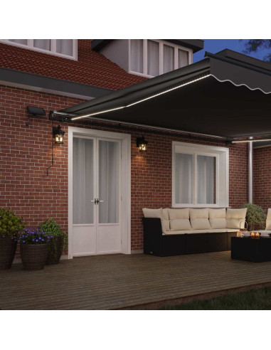 Struttura della tenda Antracite 400 × 350 cm Alluminio