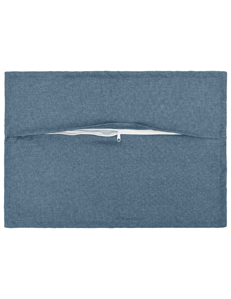 Cuscino con cuscino HOUTEN 2 pz Blu jeans Lino