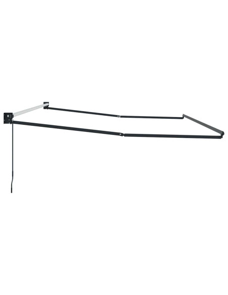 Telaio per tende da sole retrattile Antracite 400 × 300 cm