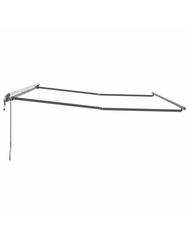 Struttura della tenda Antracite 400 × 300 cm Alluminio