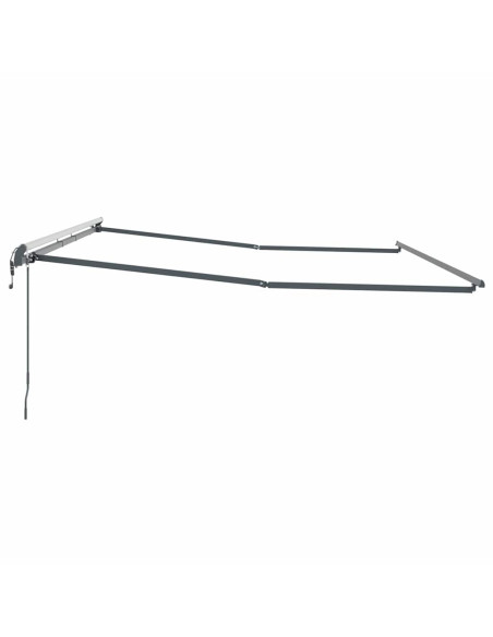 Struttura della tenda Antracite 400 × 300 cm Alluminio