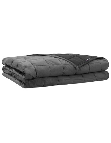 Coperta Ponderata Antracite 155 x 220 cm 11 kg 100% Cotone 205T