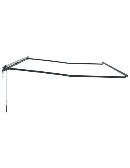 Struttura della tenda Antracite 600 × 300 cm Alluminio