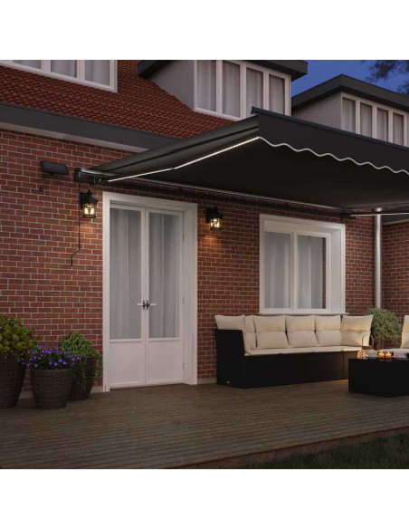 Struttura della tenda Antracite 4,5 x 2,5 m Alluminio