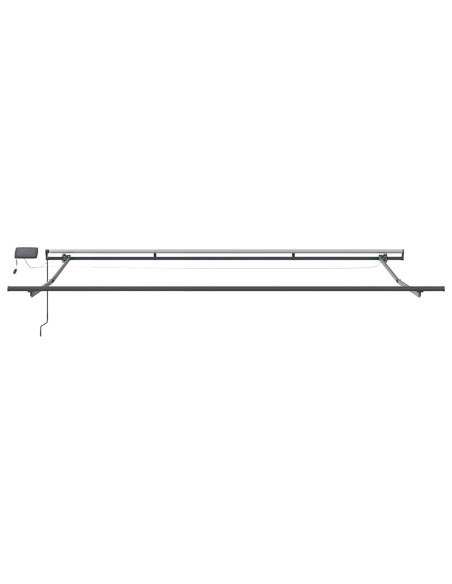 Struttura della tenda Antracite 4,5 x 2,5 m Alluminio