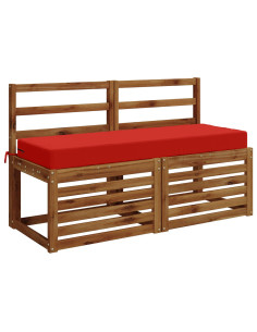 Cuscino per la seduta SOEST 100% Poliestere Rosso 2