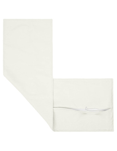 Cuscino con cuscino HOUTEN Bianco 40 x 145 cm Lino