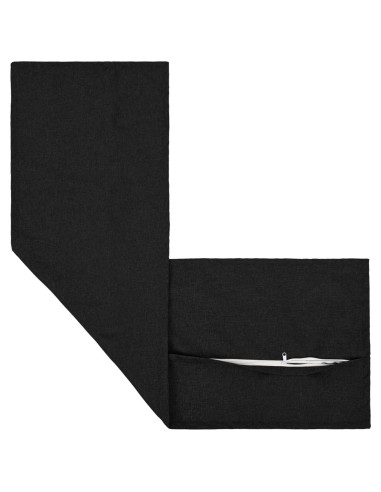 Cuscino con cuscino HOUTEN 2 pz Nero Lino