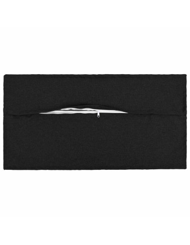 Cuscino con cuscino HOUTEN 2 pz Nero Lino