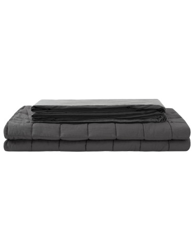 Coperta Ponderata Antracite 200 x 220 cm 13 kg 100% Cotone 205T