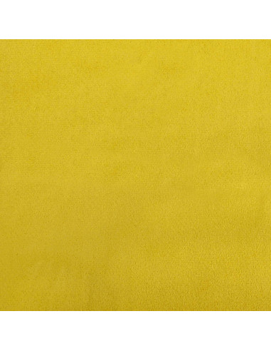 Divano 2 pz Giallo Velluto