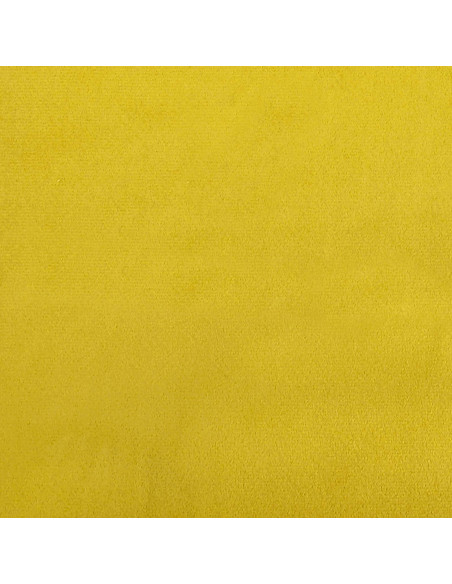 Divano 2 pz Giallo Velluto