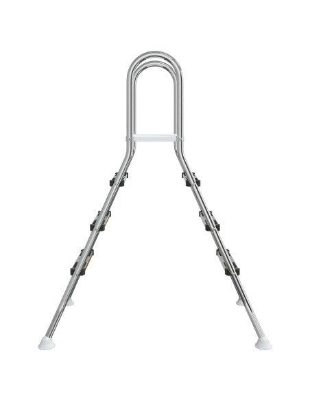 Scala per piscina fuori terra 100 cm 3-Step Acciaio Inox 304