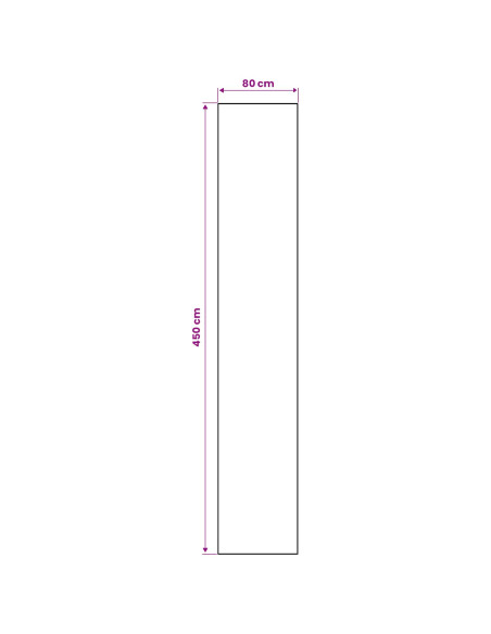 Runner Tappeto LESAKA Nero e Oro 80 x 450 cm Velluto diamante