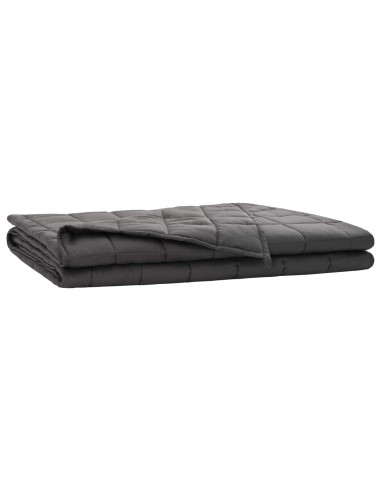Coperta Ponderata Antracite 152 x 203 cm 7 kg 100% Cotone 205T