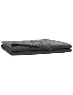 Coperta Ponderata Antracite 155 x 220 cm 11 kg 100% Cotone 205T 2