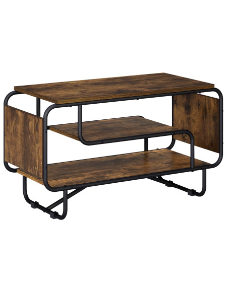 Supporto TV 80 x 36 x 45 cm Rovere Fumo Legno ingegnerizzato