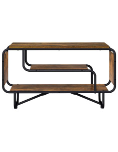 Supporto TV 80 x 36 x 45 cm Rovere Fumo Legno ingegnerizzato 2