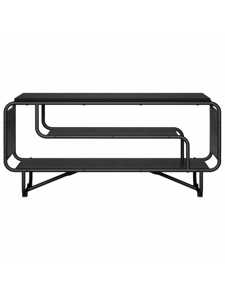 Supporto TV 98 x 36 x 45 cm Rovere Nero Legno ingegnerizzato