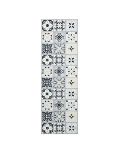 Runner Tappeto ORIZ 1150 gsm Grigio e Nero 2