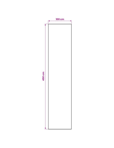 Runner Tappeto ORIZ 1150 gsm Grigio e Nero
