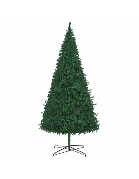 Albero di Natale con luci a corde decorative Verde 400 cm PVC