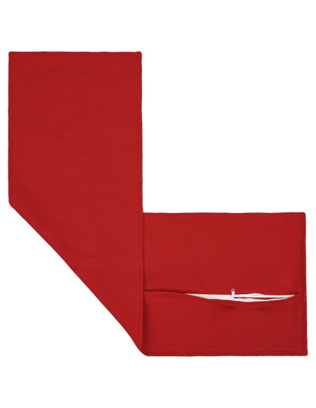 Cuscino con cuscino HOUTEN Rosso 40 x 145 cm Lino